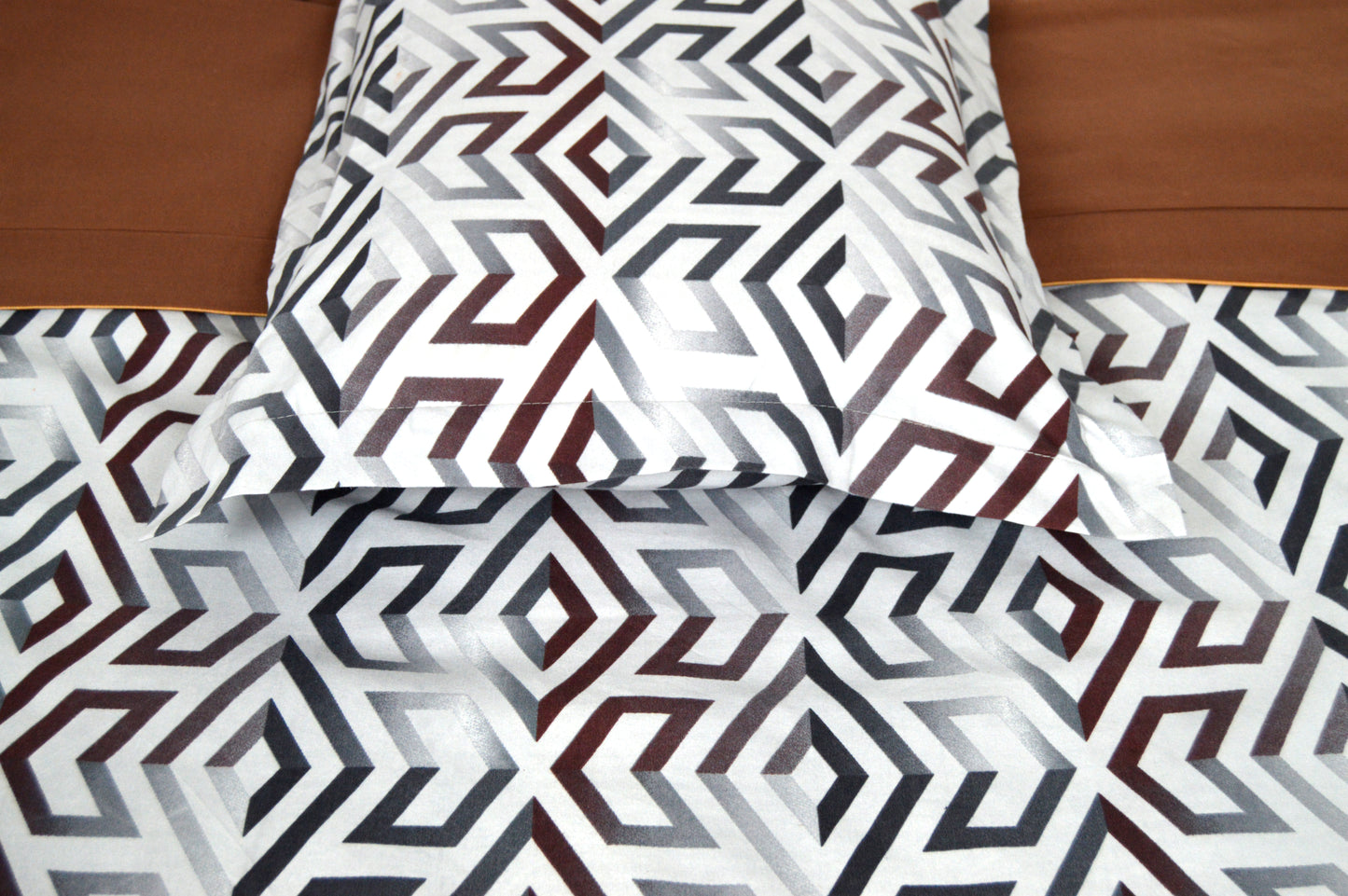 BROWN EARTHY BEDDING SET OF 4