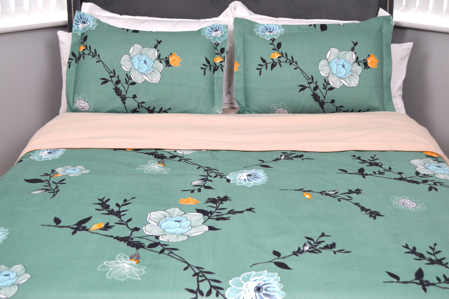 CREAM MIST BEDDING SET OF 4 SUPER KING