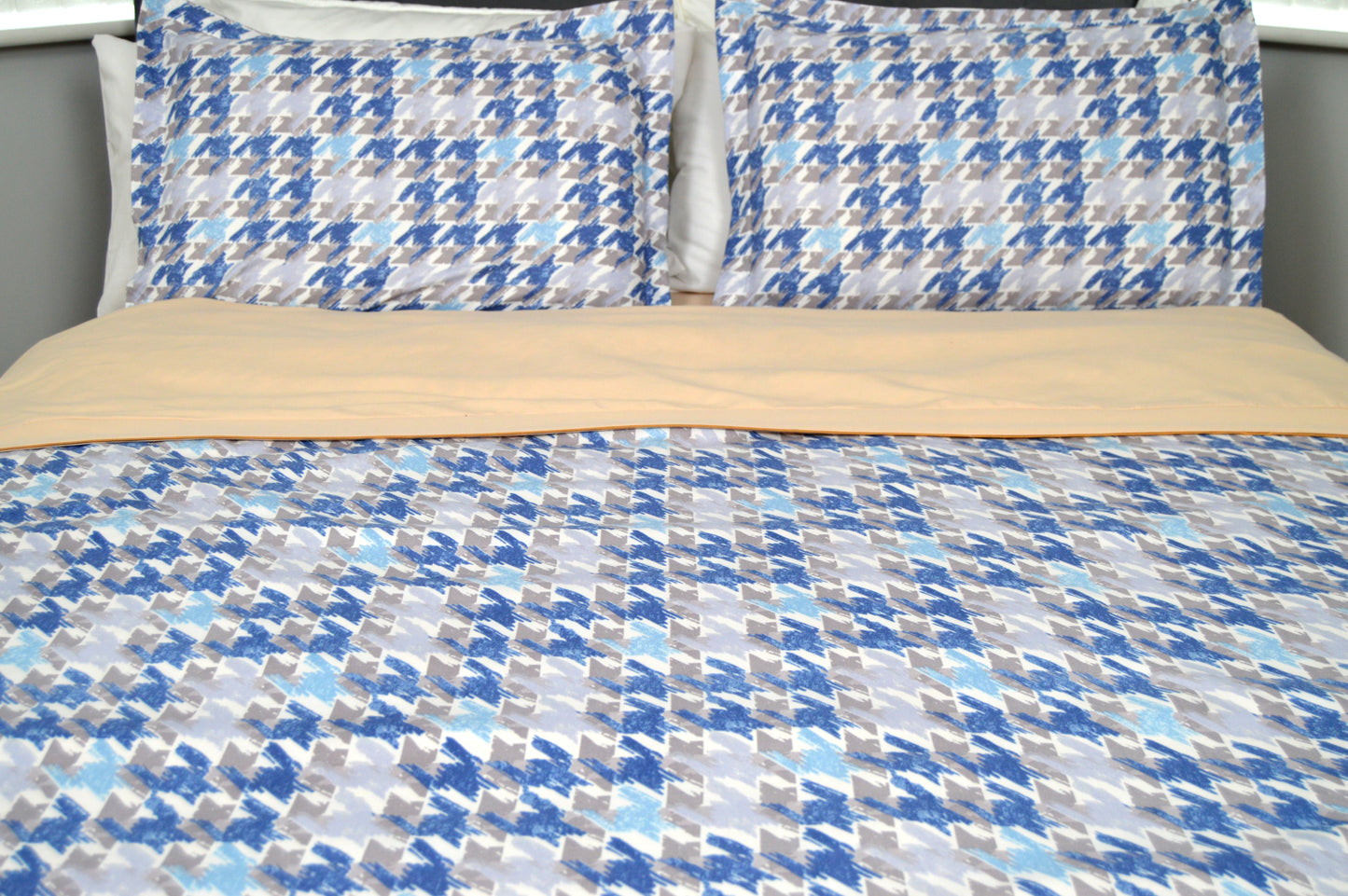 CREAM SAND BEDDING SET OF 4 SUPER KING