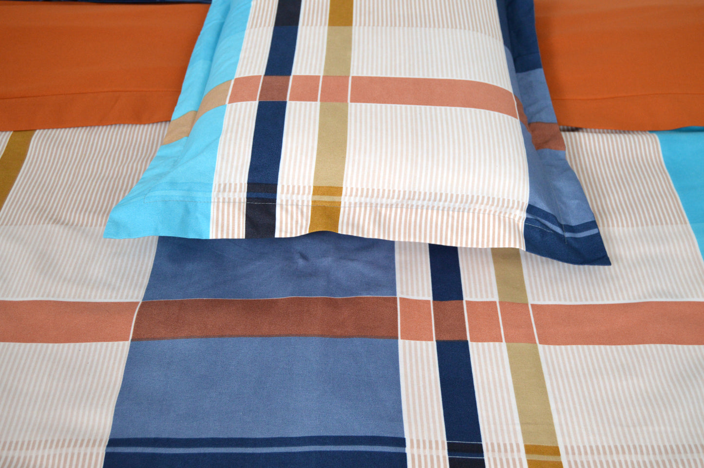 ORANGE APPEAL BEDDING SET OF 4 SUPER KING