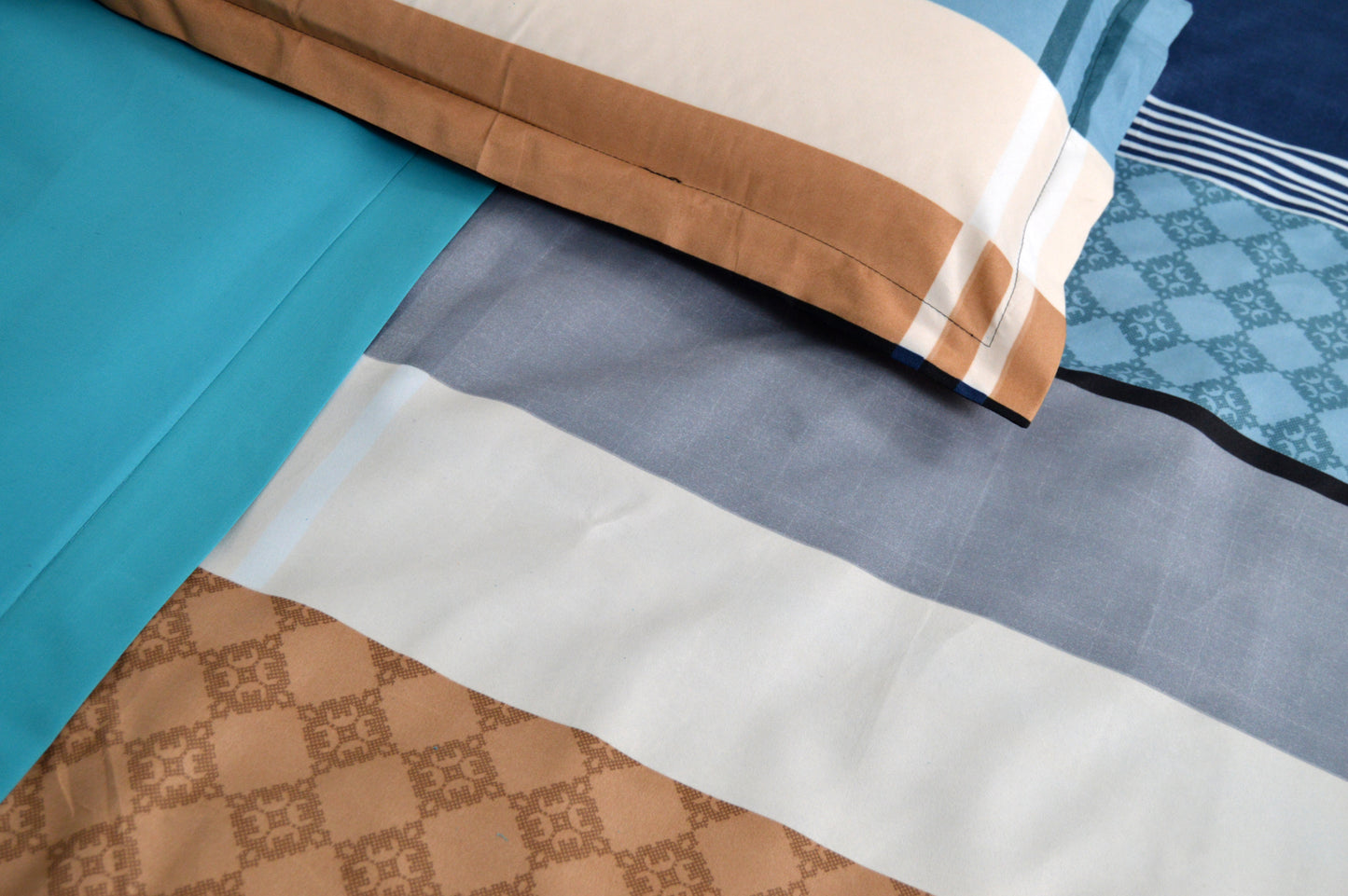 BLUE BLISS BEDDING SET OF 4