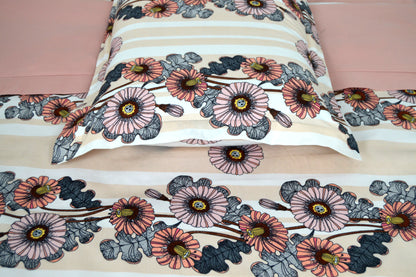 PEACH PARADISE BEDDING SET OF 4