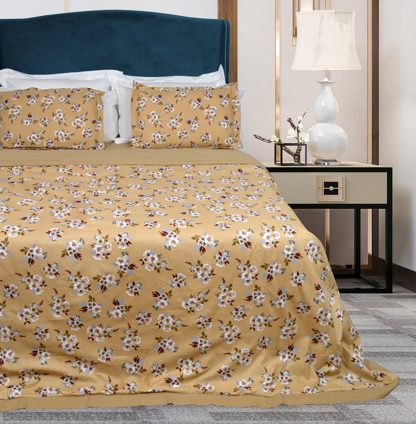 MUSTARD APPEAL BEDDING SET OF 4