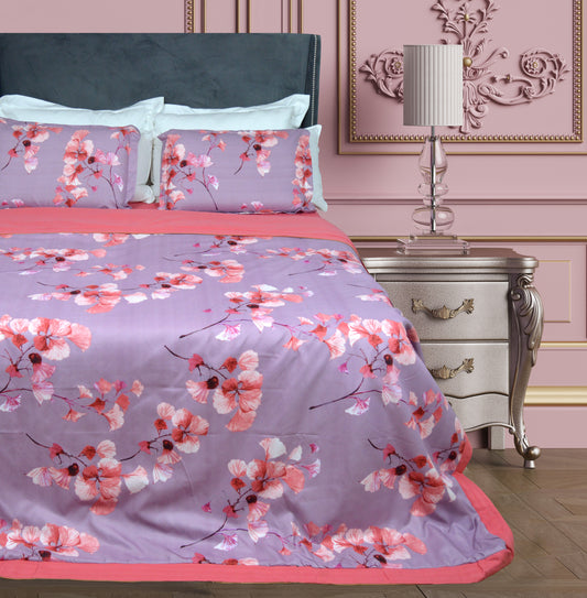 D PINK WONDERS BEDDING SET OF 4