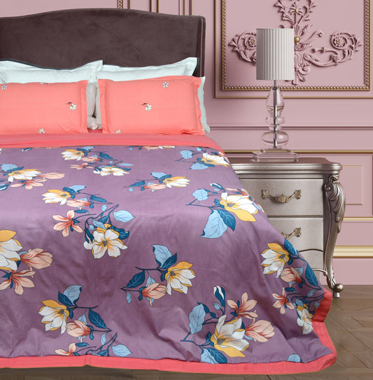 D PINK PLUM BEDDING SET OF 4