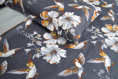 GREY SERENITY BEDDING SET OF 4