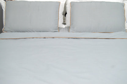 GREY PLAIN BEDDING SET OF 4