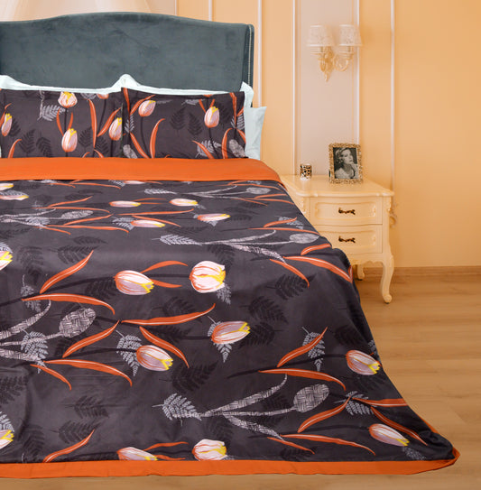 ORANGE DREAM BEDDING SET OF 4 SUPER KING