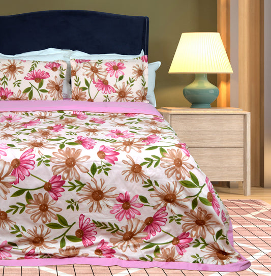 PINK PETAL BEDDING SET OF 4