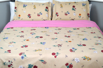 PINK PEONY BEDDING SET OF 4 SUPER KING