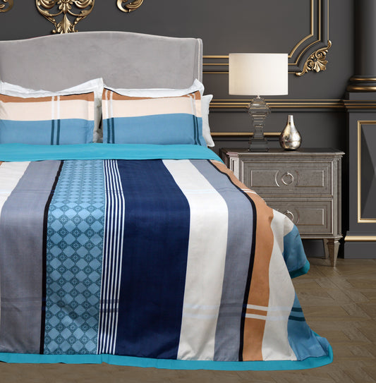 BLUE BLISS BEDDING SET OF 4