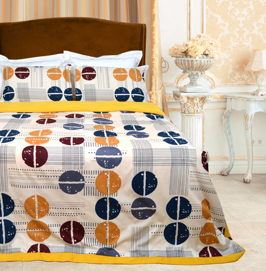 YELLOW SUNSHINE BEDDING SET OF 4